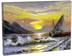 Yelkenli Canvas Tablo