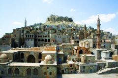 Mardin Taş Evler Kanvas Tablo