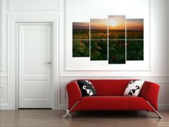 Gelincik Tarlası Forex Tablo 8 Parça 100x70cm