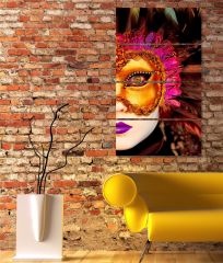 Maske Forex Tablo 4 Parça 100x60cm