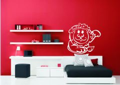 Aslan Duvar Sticker