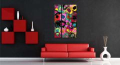 EUKF-005 Forex Tablo 100x60cm 3 Parça