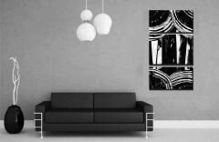 EUKF-006 Forex Tablo 100x60cm 3 Parça
