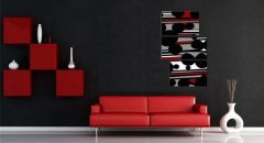 EUKF-008 Forex Tablo 100x60cm 3 Parça