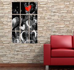 EUKF-017 Forex Tablo 100x60 cm 9 Parça
