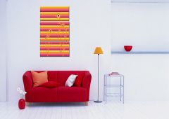 EUKF-019 Forex Tablo 100x60cm 3 Parça