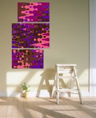 EUKF-020 Forex Tablo 100x60cm 3 Parça