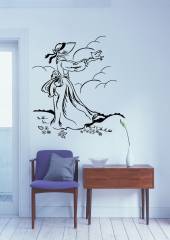 Lady Duvar Sticker