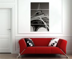 Eyfel Kulesi Forex Tablo 4 Parça 100x65cm
