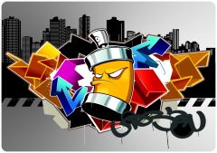 Graffiti 2 Evrensel Laptop Sticker