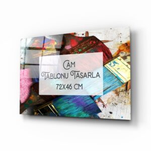 72x46 cm Cam Tablo